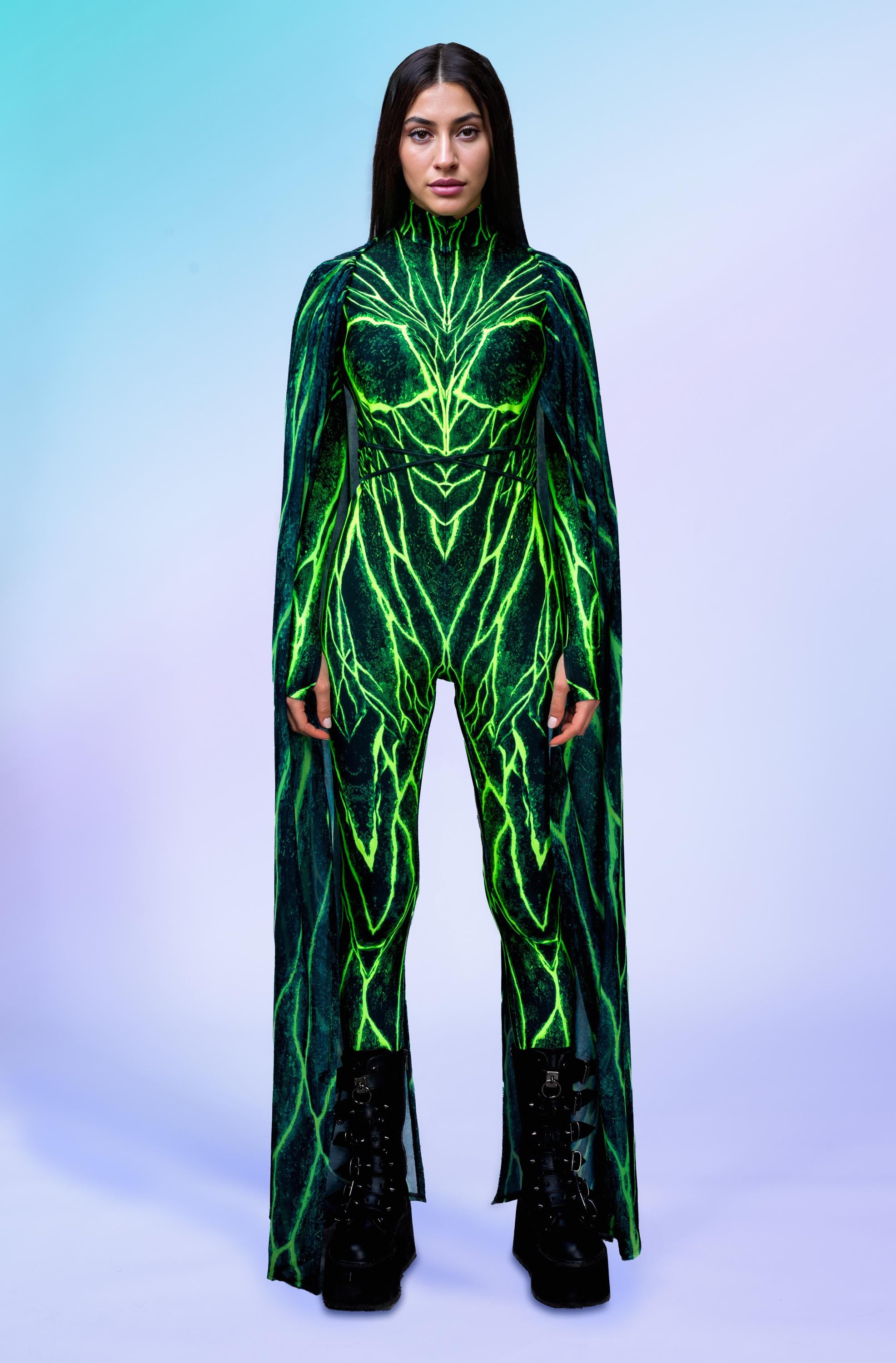 UV Reactive Bodysuit: Acid Burst Rave Costume - Etsy