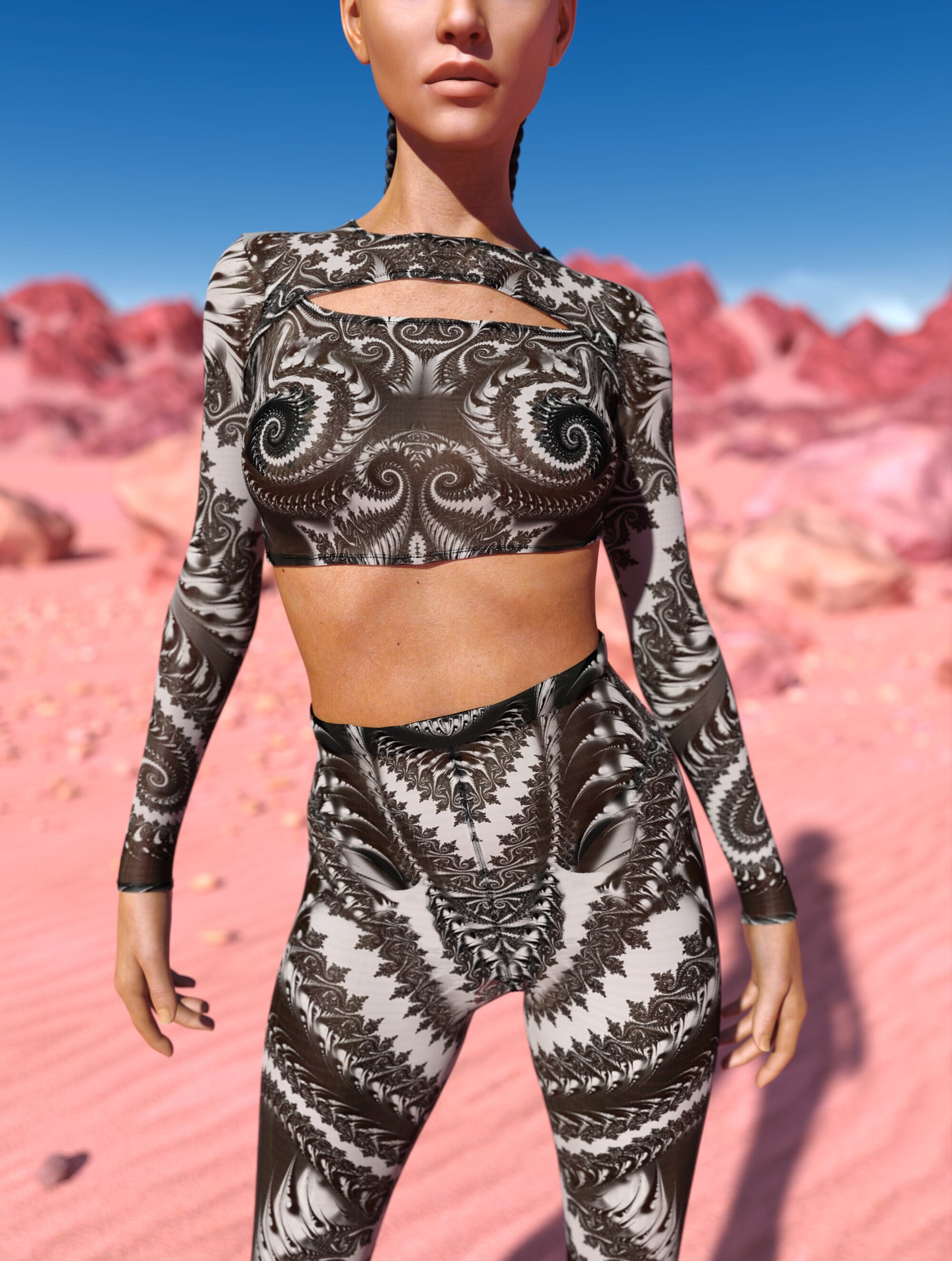 Mesh festival leggings clearance