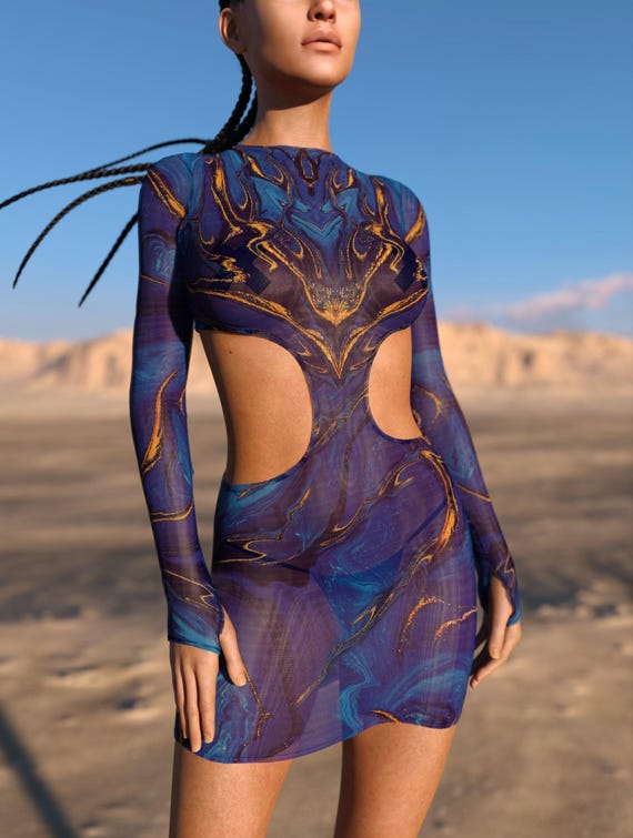 Transparent Festival Dress For Women, Womens Sheer Rave Cutout Dress, Mesh  Festival Outfit For Women, Festival Dress For Women, Rave Outfit