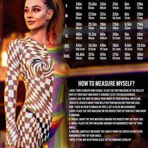 Top corto con cutout rave: top corto trasparente per festival, outfit psichedelico immagine 8