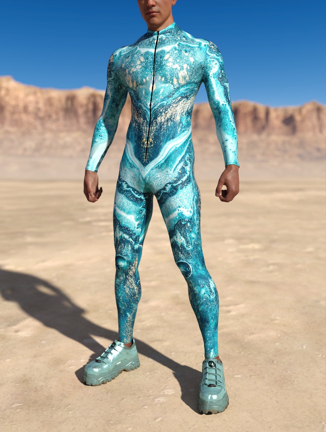 Music Festival Costume, Rave Male Costume, Festival Men Costume