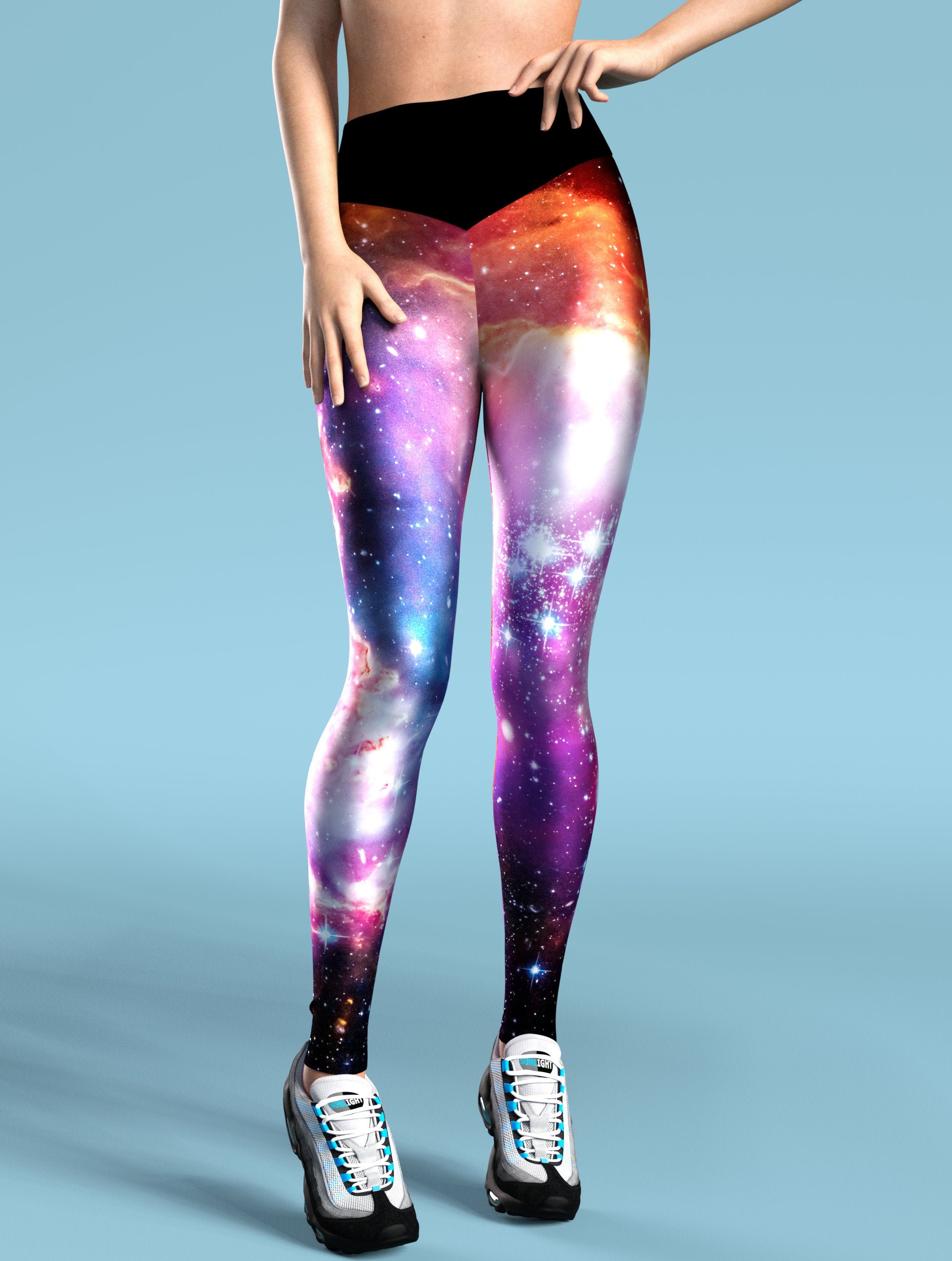 Galaxy Leggings Galaxy Clothing Galaxy Top Festival | Etsy Australia