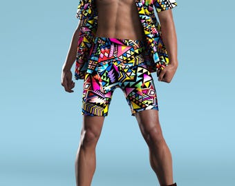 Men Festival Clothes, Rave Clothing Men, Festival Outfit Men, Men&#39;s Rave Shirt, Rave Kimono Men, Festival Kimono, Burning Man Clothing Men
