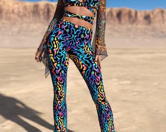 Psychedelic Rave Set: Jungle Zest Sexy Festival Outfit