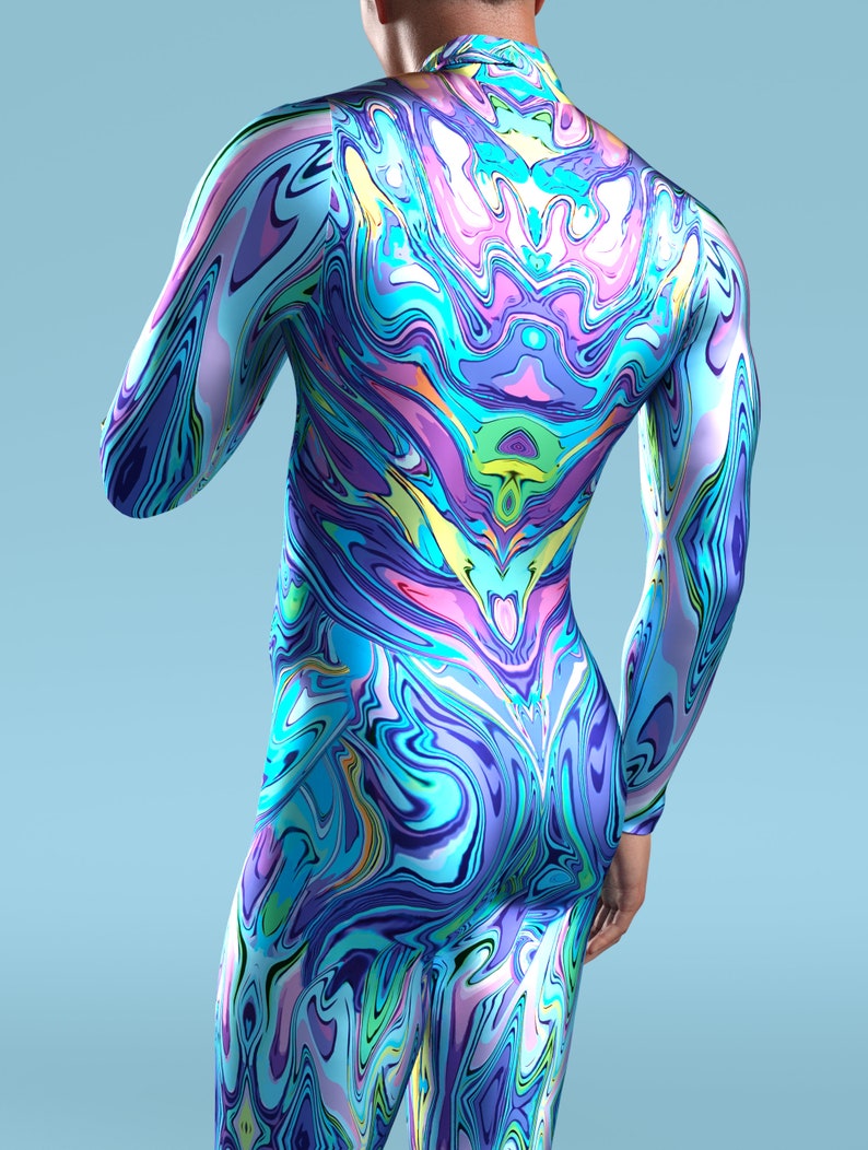 Rave Bodysuit Men Male Bodysuit Men Costume Festival Etsy