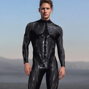 Halloween Party Men Costume, Carbon Halloween Male Costume, Futuristic Costume For Men, Party Halloween Costume Men, Halloween Male Costume