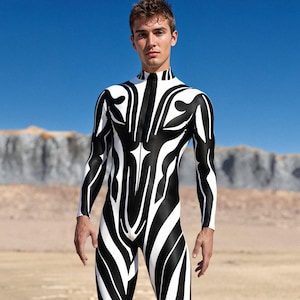 Male Rave Costume, Performance Bodysuit Man, Festival Bodysuit, Party Bodysuit, Man Festival Costume, Rave Outfit Man, Futuristic Clothing