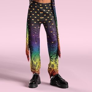 Rainbow Pants, Bisexual Pants, Pride Men Pants, Festival Men Pants, Colorful Pride Pants, LGBTQ Pride Pants, Gay Pride Pants, Parade Pants