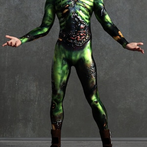 Zombie Costume Men, Alien Costume Men, Halloween Costumes for Men, Halloween Adult Costume, Male Halloween Costume, Adult Halloween Costume