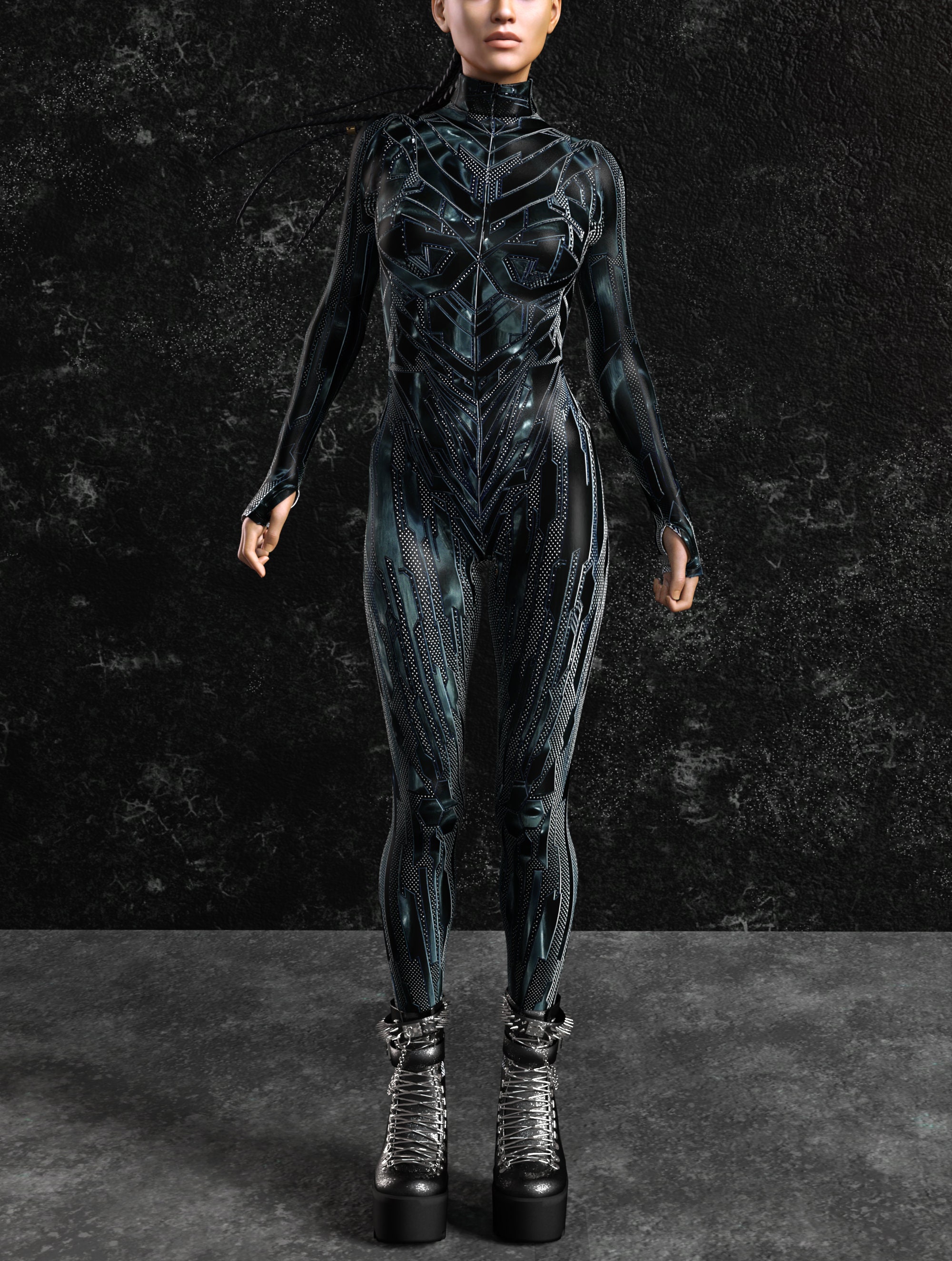Deuce Gorgon Costume, Carbon Costume
