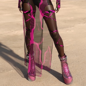 Slither Signal Leg Wraps: Halloween Costume Accessories