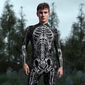 Halloween Costume Adult, Halloween Costume Men Unique, Halloween Costume Men, Mens Halloween Costume, Halloween Costumes, Skeleton Costume