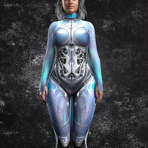 Vox Ultra Costume: Robot Dance Halloween Costume for Women