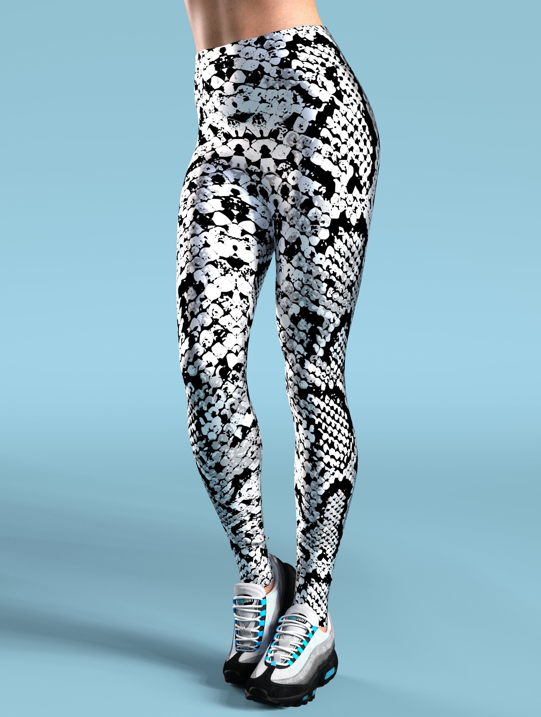 Snake Print Workout Pants