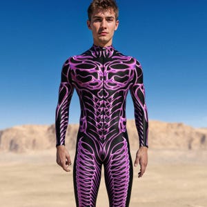 Rave Costume Men,Festival Costumes Men, Performance Costume Man, Rave Bodysuit Man, Festival Bodysuit, Rave Outfit, Mens Futuristic Bodysuit