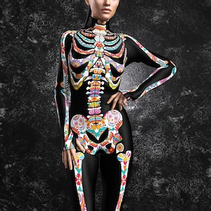 Halloween Costumes For Women, Skeleton Halloween Costume, Halloween Costume, Skeleton Adult Bodysuit, Adult Halloween Costume, Costume Women