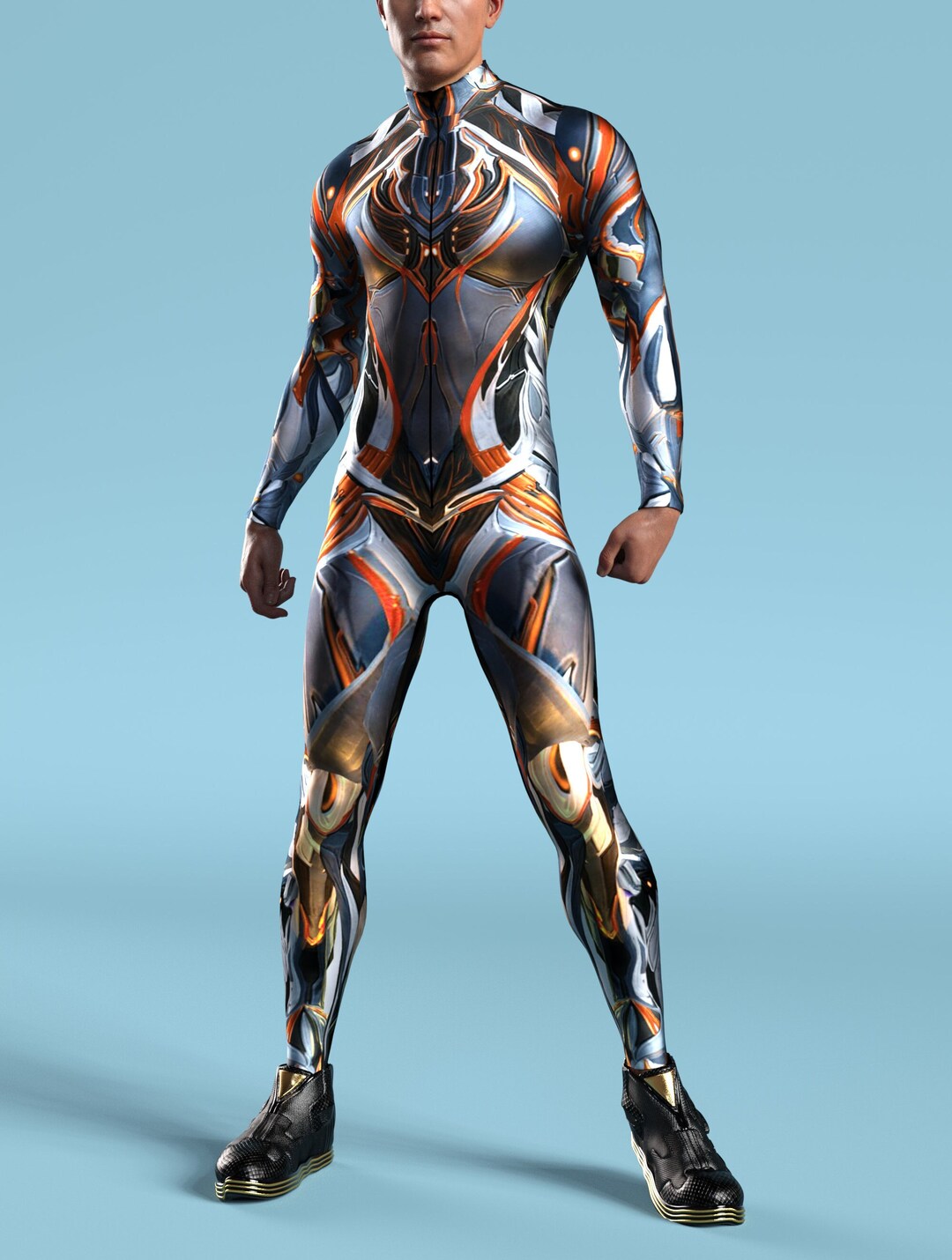 Armour Costume Men, Robot Festival Costume, Male Cyber Costumes, Cyber