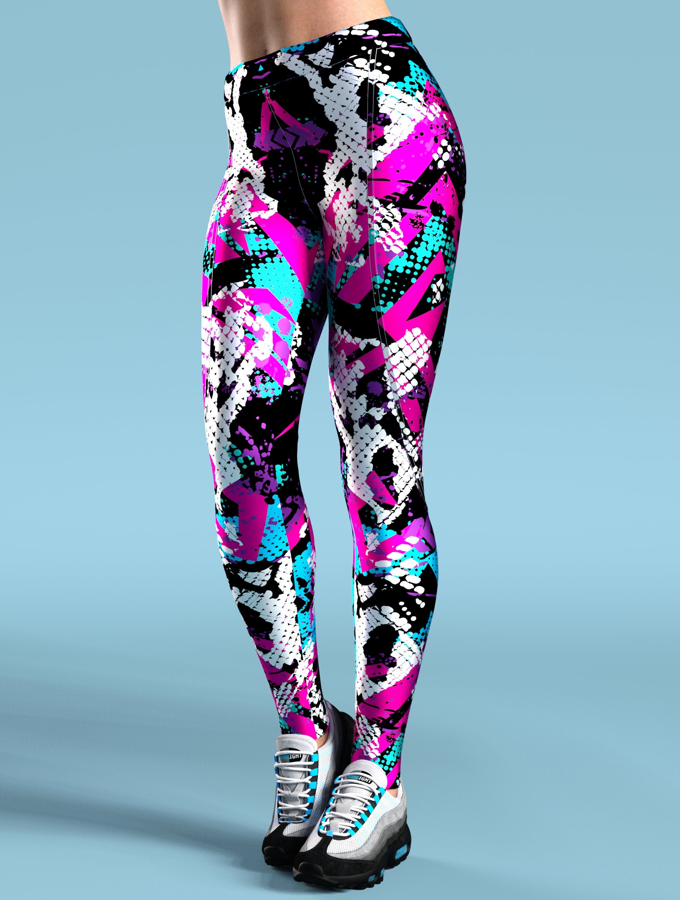 Animal Print Leggings Workout Halter 
