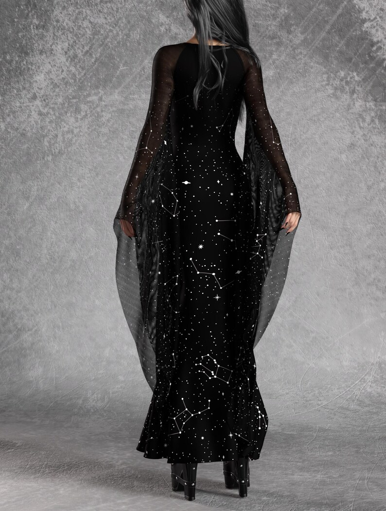 Witch Dress Women, Halloween Dress Women, Lace up Gown Dress, Halloween