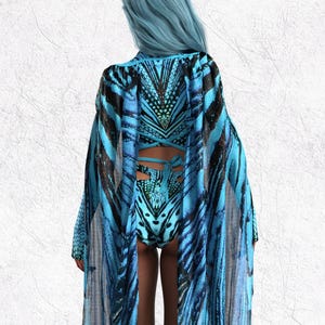 Rave Mesh Wings, Festival Wear, Rave Clothing, Woman Outfit, Festival Party Outfit, Rave Wings, Performance Woman Clothing, Outfit Wings