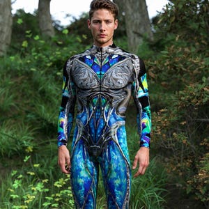 Halloween Costumes For Men, Halloween Bodysuit Men, Mens Party Halloween Costume, Alien Costume Men, Futuristic Costume, Costumes For Men