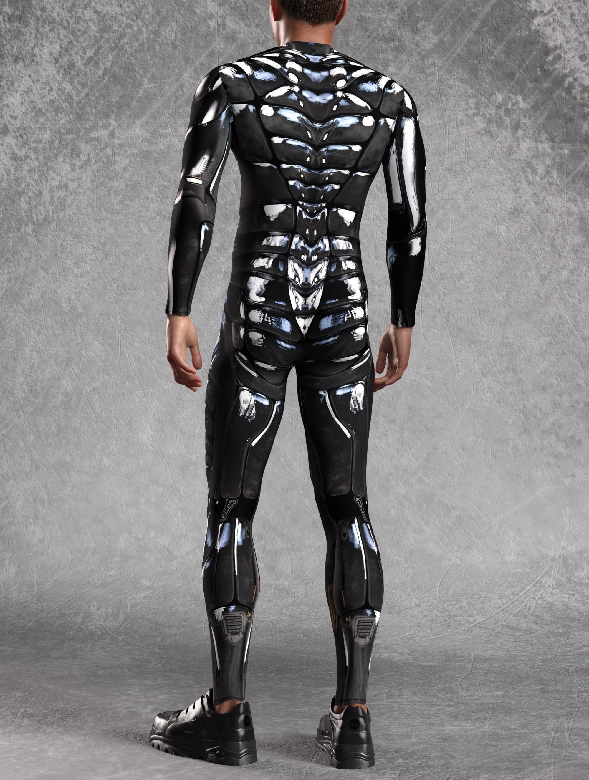 Robot Costume Men, Droid Costume Men, Festival Costumes for Men, Rave ...