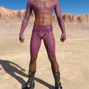 Male Mesh Shorts, See Through Rave Shorts, Festival Fashion Shorts, Sexy Festival Male Shorts, Rave Shorts, Festival Shorts, Bohemian Shorts