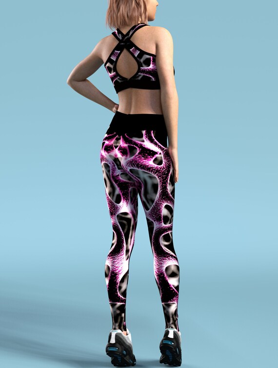 Yoga Pants Yoga Crop Top High Waist 