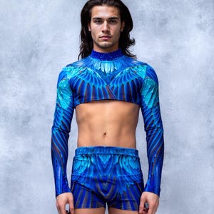 Animal Print Chaps Set: UV Rave Outfit, Festival Costume