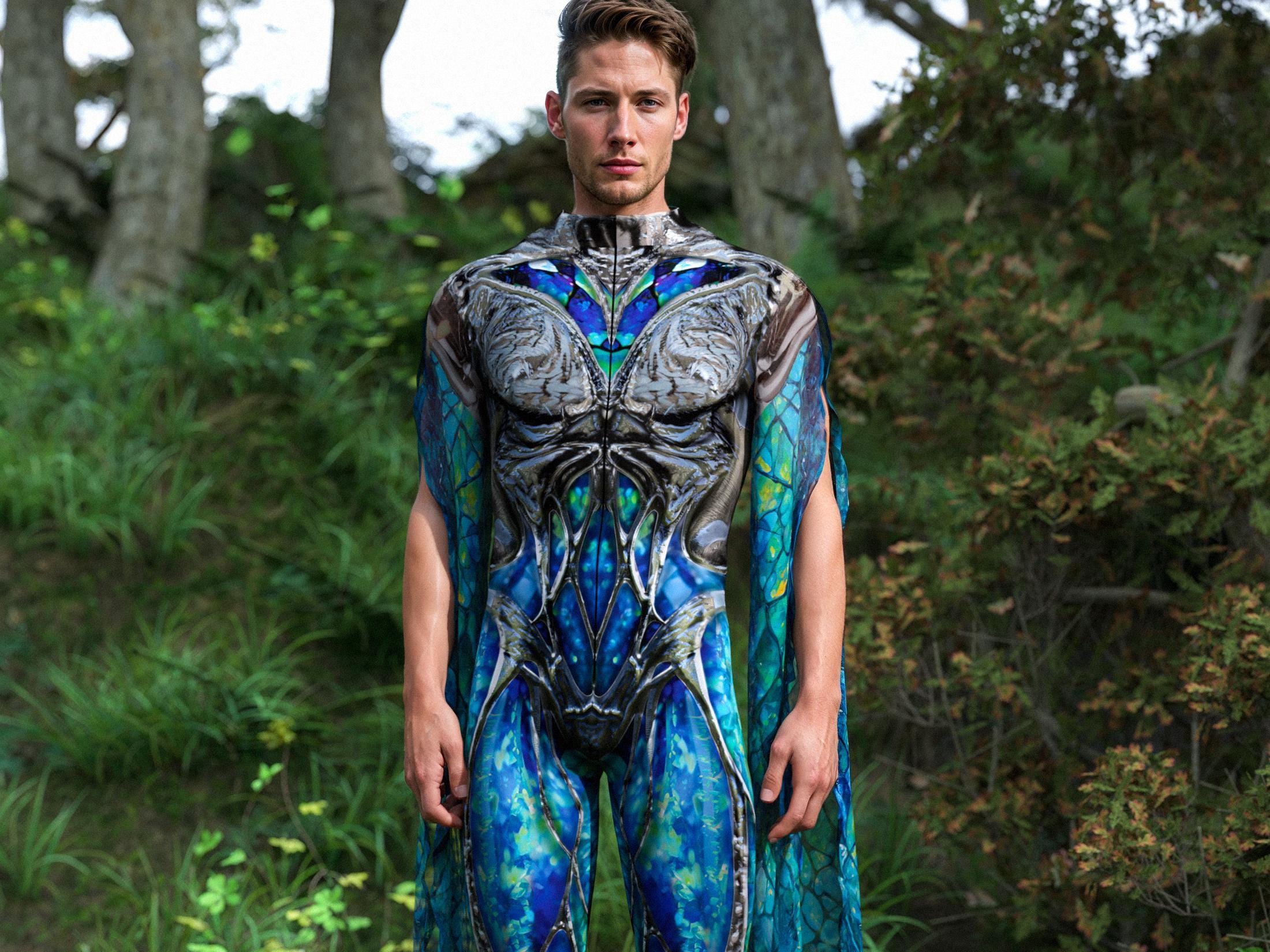 green emerald velvet dress Cinderfella Adult Costume