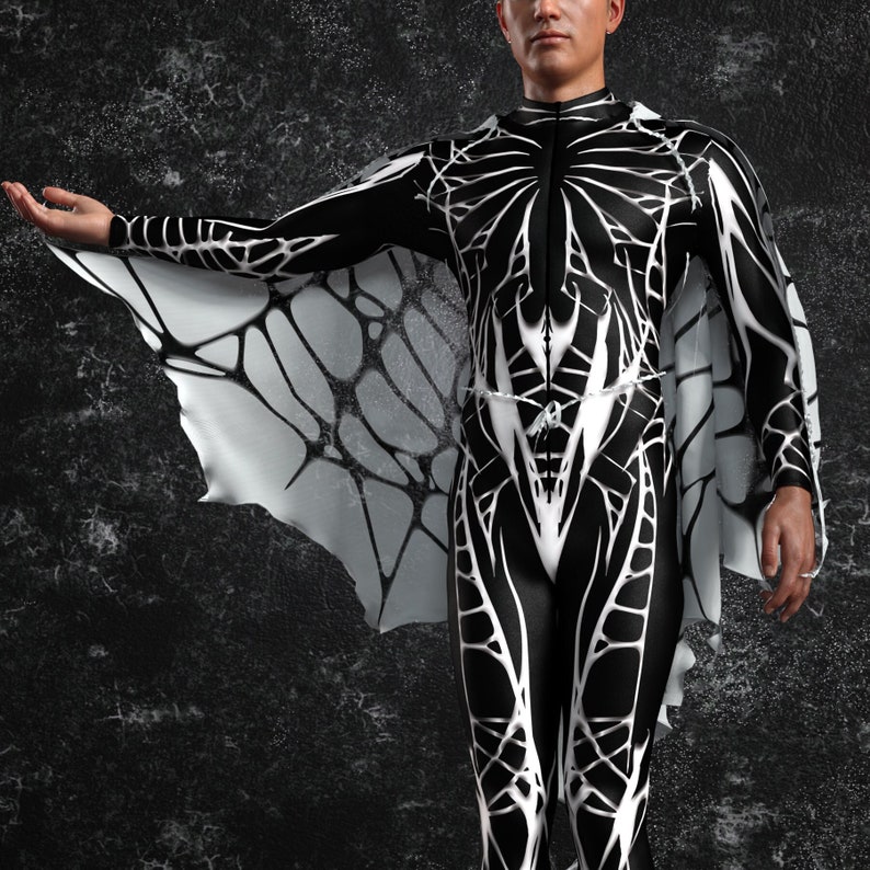 Halloween Set Men, Mens Spider Costume, Halloween Costume, Male