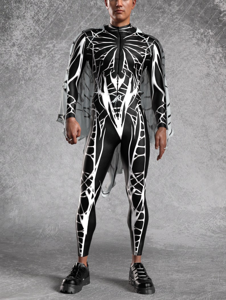 Halloween Set Men, Mens Spider Costume, Halloween Costume, Male