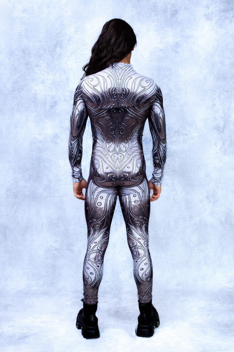 Skelaton Rave Neon Green Skeleton Leotard, Halloween Mesh Bodysuit, Back Zip Rave ...
