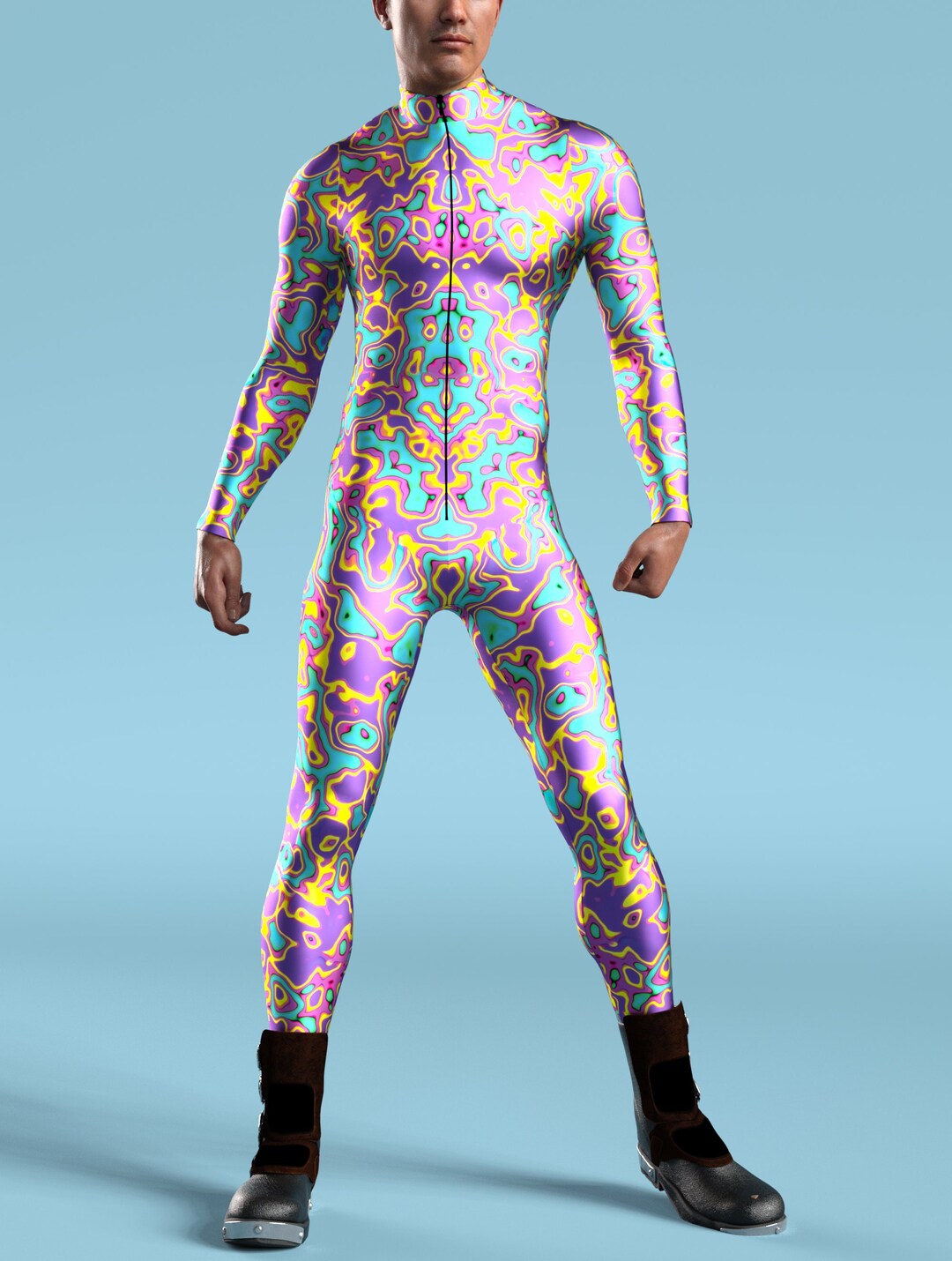 Rave Costume Men, Male Bodysuit, Festival Outfit Men, Bodysuit Men