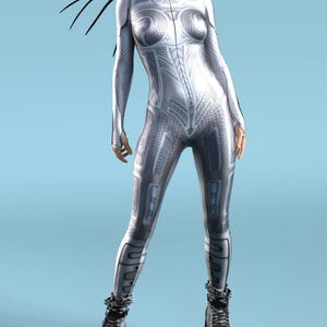 Cyber Costume Women: Sky Chaser Full Bodysuit