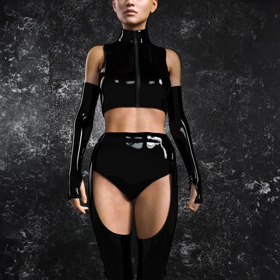 Latex outfit frauen Clearance