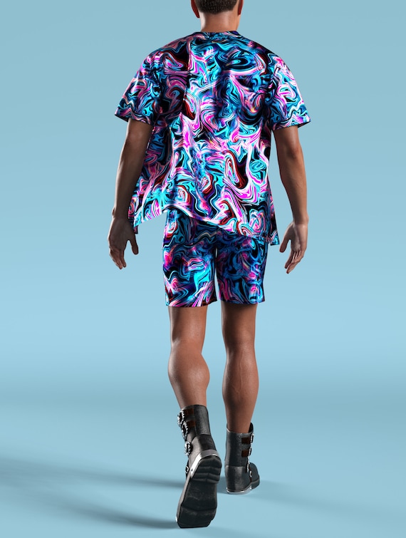 Rave Outfit Men Festival Outfit Men Festival Shorts Men Rave Shorts Men Men Festival Shorts Burning Man Men Clothing EDC Outfit Men Etsy Canada