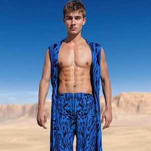 Rave Vest Set Men, Rave Outfit Men, Festival Men Clothing, Male Performance Set, Male Fashion Set, Festival Outfit Man, Festival Costume Men