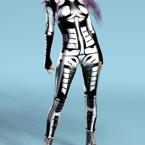 Robot Bodysuit: Cyberpunk Rave Costume - Festival Full Bodysuit