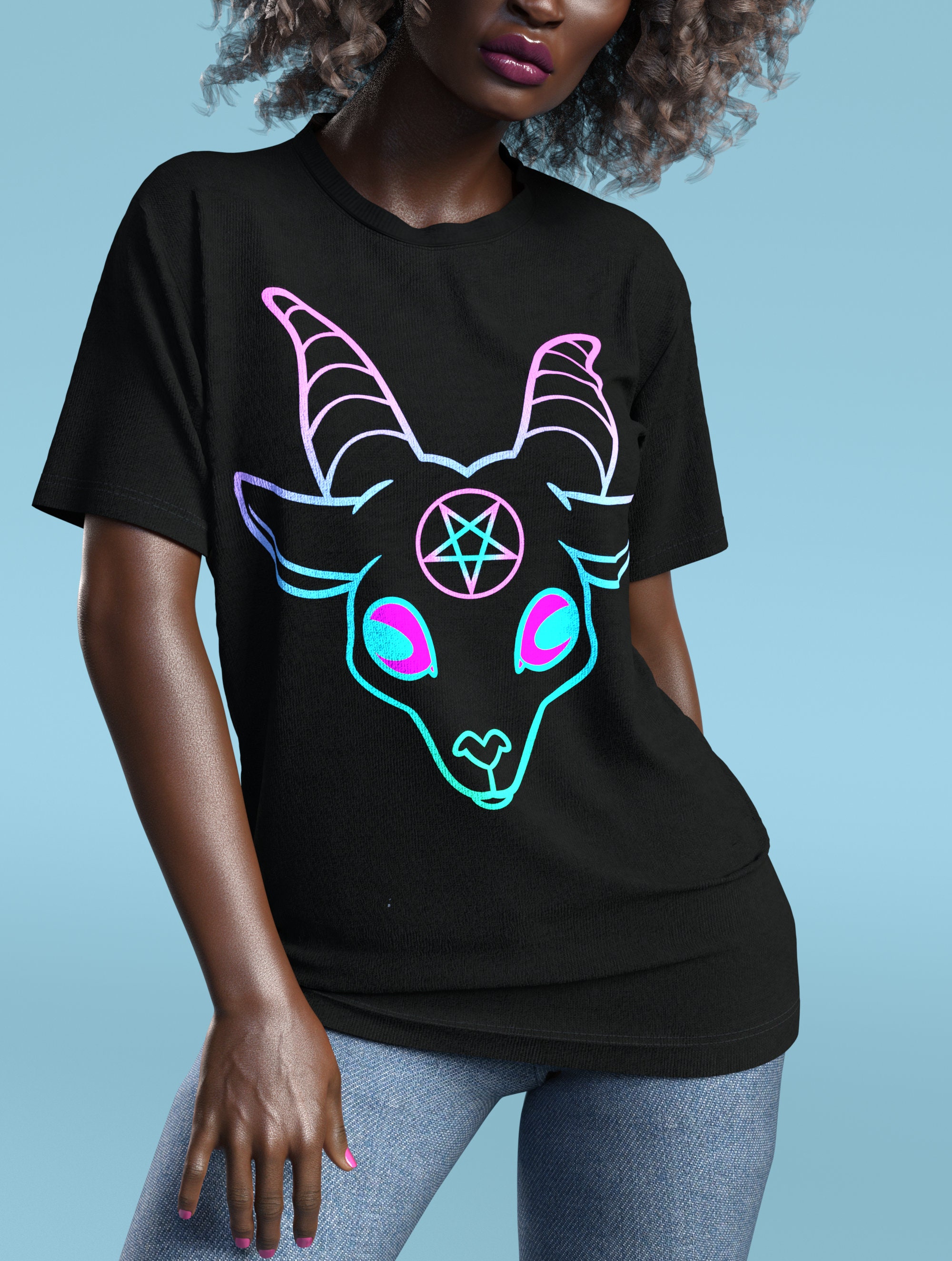 Tee Printed Tee Graphic Tee Psychedelic 