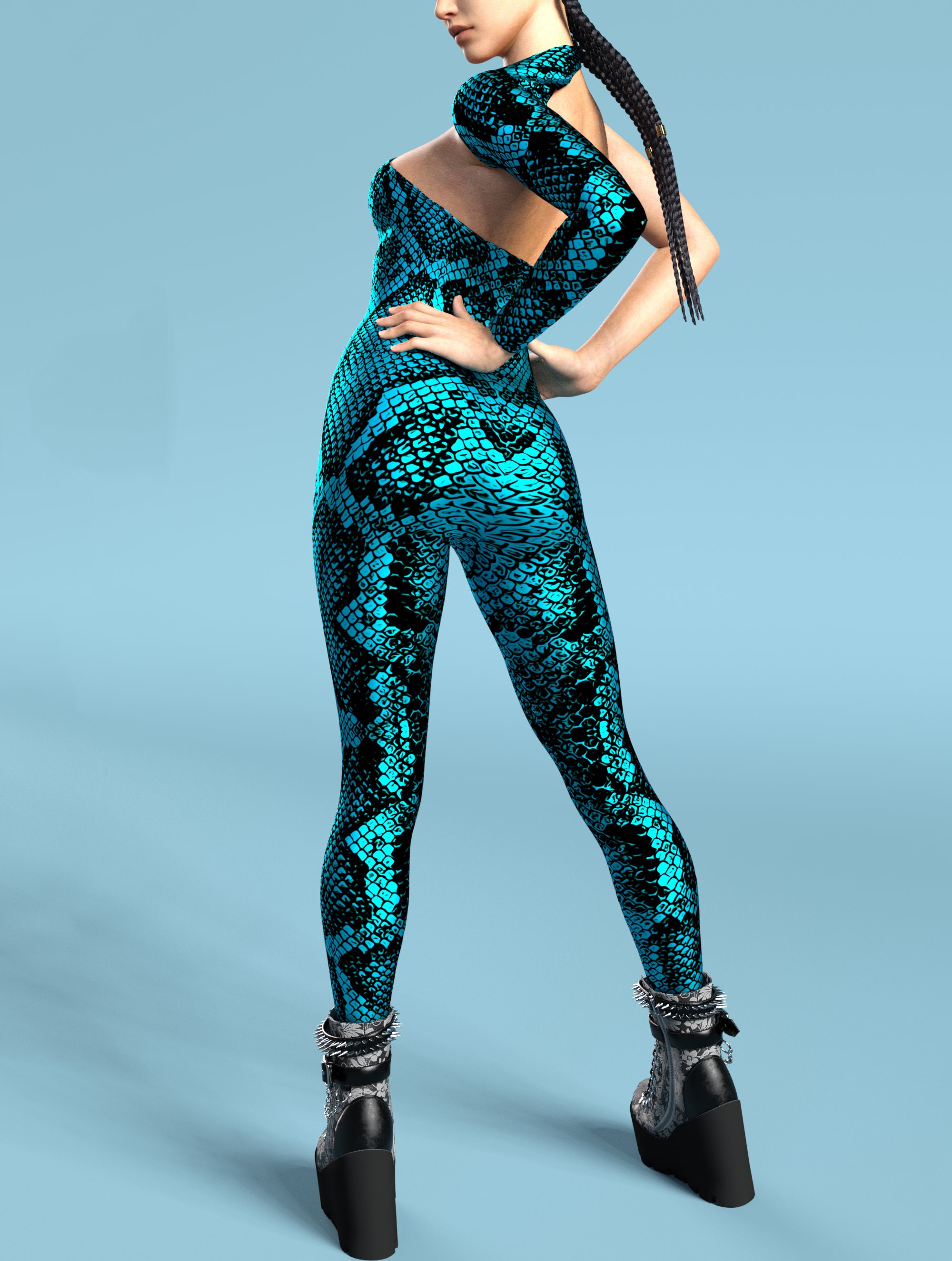 Rave Catsuit for Women Burning Man Catsuit Rave Outfit - Etsy