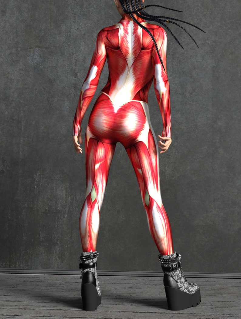 Human Body Costume Muscles Halloween Costume Nude Halloween - Etsy