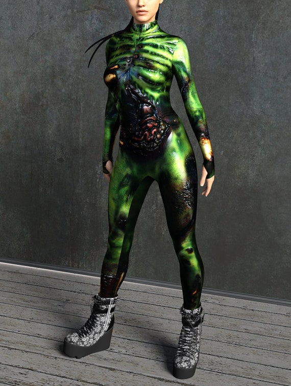 Neon Rave Zombie Costume Neon Rave Zombie Costume