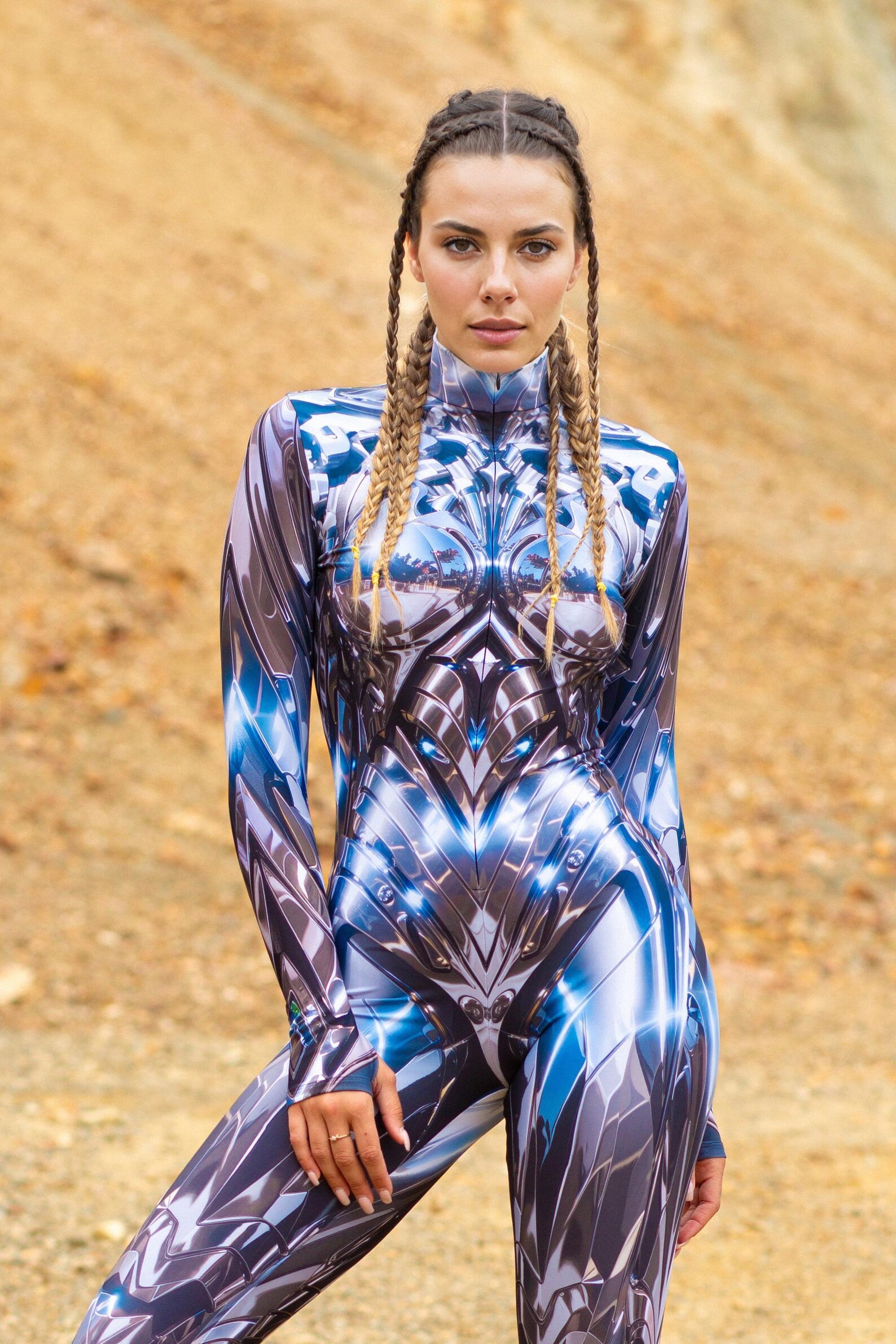 Cyber Rave Cyber Armor Rave Bodysuit: Futuristic Festival Costume - Etsy