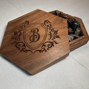 Personalized Dice Box- Dice Storage Tray