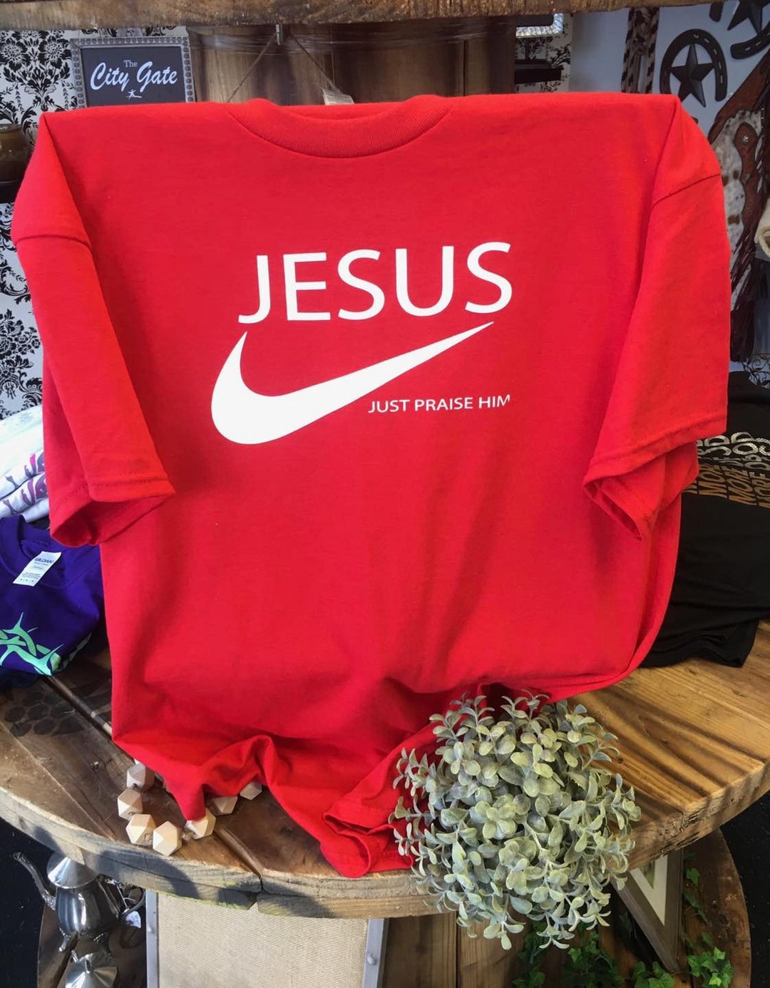 nauwelijks overhemd organiseren Jesus Just Praise Him - Etsy