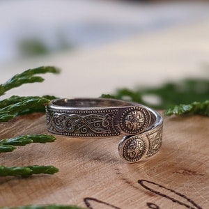 Silver Celtic Ring, Adjustable Ring, Celtic Jewellery, Irish Jewellery, Celtic Design, One Size Fits All, Expandable Ring, Unisex Jewellery