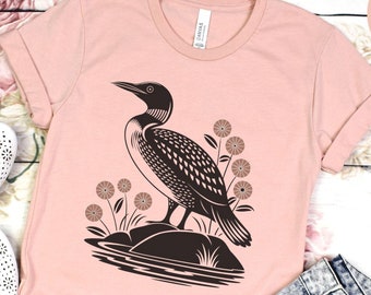 Minnesota Loon Bird Shirt for Bird Lover Shirt Common Loon t Shirt Bird Watcher Shirt Bird Nerd Shirt