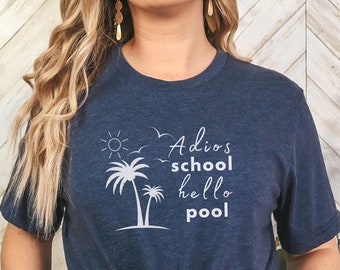 End of School Shirt for Teachers Last Day of School before Summer Break, End of School Shirt for Teacher Summer Break Gift, Class Dismissed