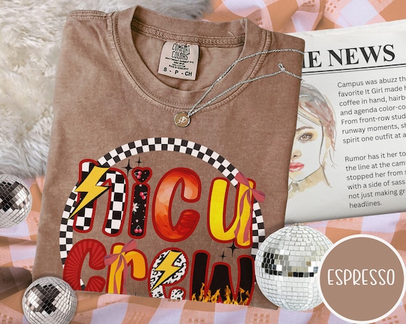 Preppy NICU Nurse Shirt Comfort Colors Nicu Department Nurse